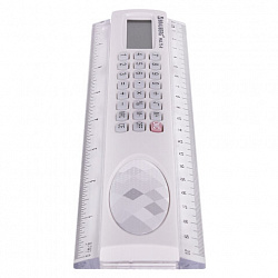Калькулятор с линейкой 20 см, BRAUBERG MULTI-8 (53x210 мм), 8 разрядов, 250540
