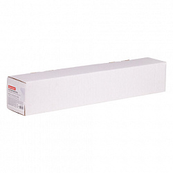 Бумага широкоформатная рулон для плоттера 610 мм х 45 м х втулка 50,8 мм, 80 г/м2, белизна CIE 146%, BRAUBERG, 114181