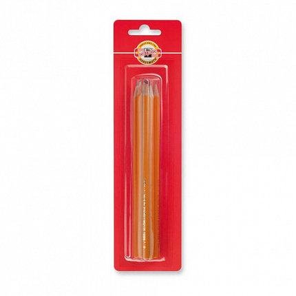 Карандаши чернографитные KOH-I-NOOR, НАБОР 6 шт..: 2B, B, HB (2 шт.), H, 2H, без резинки, заточенные, 1696/6, 1696006038BL