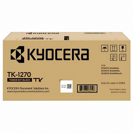 Тонер-картридж KYOCERA (TK-1270) ECOSYS MA4000x/MA4000fx/MA4000wifx, ресурс 10000 стр., оригинальный, 1T0C140NL0