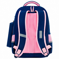 Рюкзак ЮНЛАНДИЯ COMPLETE с пеналом в комплекте, эрго-спинка, "Relaxing cats", 42х29х14 см, 273121