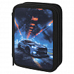 Пенал BRAUBERG, 3 отделения, полиэстер, 21х14 см, "Night race", 274601
