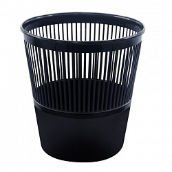 Корзина для бумаг STAFF "Basic" ЭКОНОМ, сетчатая, 9 л, черная, 238254