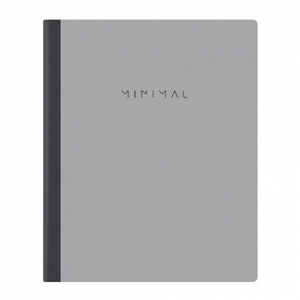 Тетрадь А5 96л. BRAUBERG на сшивке с корешком, клетка, обложка картон, Minimal, 405287