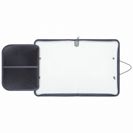 Папка для труда на молнии с ручками ПИФАГОР А4, 1 отделение, пластик, органайзер, "Ball kick", 272229