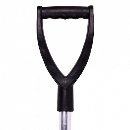 Лопата универсальная АВТОМОБИЛЬНАЯ, пластиковая, 26х36 см, высота 85 см, с алюминиевым наконечником, №6