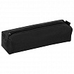 Пенал-тубус ПИФАГОР на молнии, ткань, черный, 20х5 см, 272255