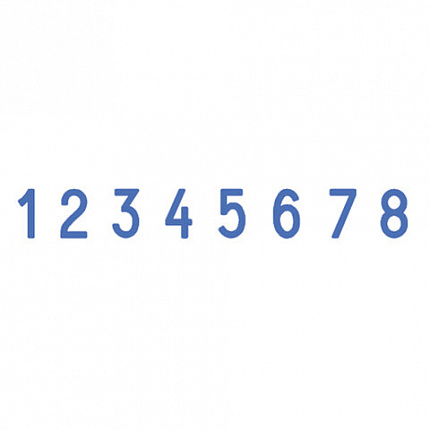 Нумератор ручной ленточный, 8 разрядов, оттиск 38х5 мм, TRODAT 1558, 86111