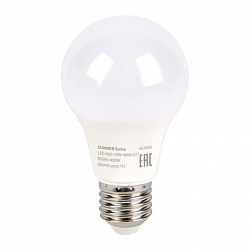 Лампа светодиодная SONNEN EXTRA, 10 (85) Вт, КОМПЛЕКТ 4 шт., Е27, нейтральный белый, 30000 ч, LED A60-10W-4000-Е27, 457893