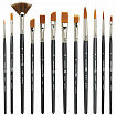 Кисти художественные набор 12 шт., синтетика, BRAUBERG ART CLASSIC, 200963