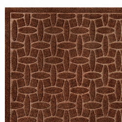 Коврик придверный 60х90 см, ВЕНГЕ, грязезащитный, 430 г/м2, фактурный рисунок АЛМАЗ, ЛЮБАША, 701056