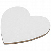 Холсты на магните в форме сердца НАБОР 4 шт., 7,5 см, 280 г/м2, 100% хлопок, BRAUBERG ART CLASSIC, 192334