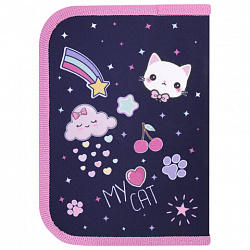 Пенал ПИФАГОР, 1 отделение, полиэстер, 19х13 см, "Leapfrog", 273472