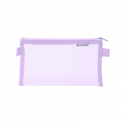 Пенал-конверт BRAUBERG, сетка, 22x10 см, фиолетовый, 272239