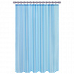 Шторка для ванной ПОЛИЭСТЕР, 180х200 см, кольца в комплекте, ГОЛУБОЙ БРИЛЛИАНТ, PRIMILA (ПРИМИЛА), 700096