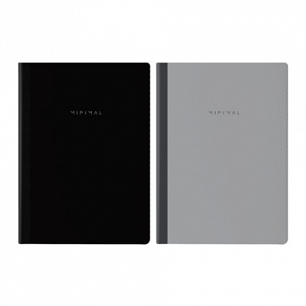 Тетрадь А4 96л. BRAUBERG на сшивке с корешком, клетка, обложка картон, Minimal Classic, 405281