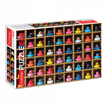 Пазл картонный 1500 элементов АССОРТИ, 670х480 мм, HATBER