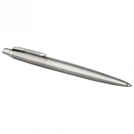 Ручка гелевая PARKER "Jotter Stainless Steel CT", корпус серебристый, детали из нержавеющей стали, черная, 2020646