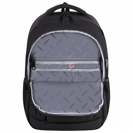 Рюкзак HEIKKI SECURE (ХЕЙКИ) универсальный, 2 отделения, отделение для ноутбука, черный, 46x31x19 см, 273894