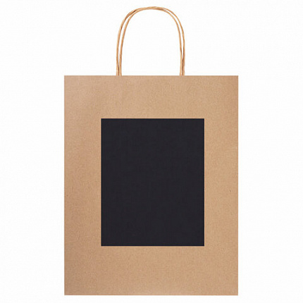 Пакет подарочный КОМПЛЕКТ 7 штук, 26x13x32 см, скретч-слой + стилус, "Brown Kraft", ЗОЛОТАЯ СКАЗКА, 591968