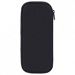 Пенал-органайзер BRAUBERG, 1 отделение, откидная планка, полиэстер, 22х10х6 см, "Total black", 273577