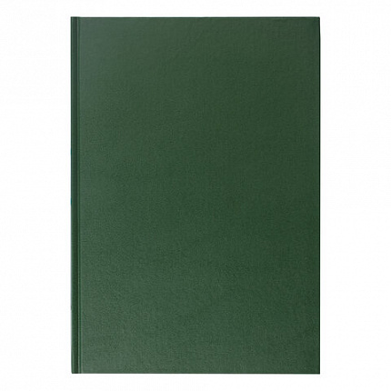 Книга учета 96 л., клетка, твердая, бумвинил, блок офсет, А4 (200х290 мм), BRAUBERG, зеленая, 130222