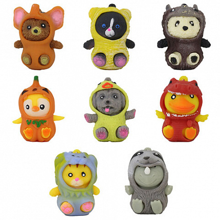 Игрушка-антистресс "Переодевашки МИЛАШКИ", 6х5 см, ассорти 8 видов, дисплей, JOLLY JOT (ДЖОЛЛИ ДЖОТ), 665826