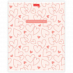 Тетрадь обложка пластик, А5 48 л., скоба, клетка, HATBER, "LOVE IS..." (микс в спайке), 092371, 48Т5В1пл