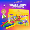 Пластилин классический ЮНЛАНДИЯ "ЮНЛАНДИК-МУЗЫКАНТ", 16 цветов, 320 г, ВЫСШЕЕ КАЧЕСТВО, 105030