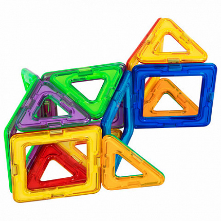 Магнитный конструктор MAGNETIC BLOCKS, 20 магнитных деталей, BRAUBERG KIDS, 665718