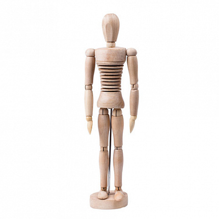 Манекен художественный ГИБКИЙ, BRAUBERG ART CLASSIC, дерево, высота 30 см, 191293