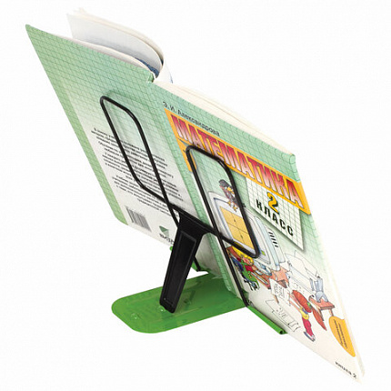 Подставка для книг ЮНЛАНДИЯ "ORIGINAL", металлическая, ассорти, европодвес, 237209