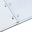 Тетрадь на кольцах БОЛЬШАЯ А4, 220х305 мм, 100 л., твердый картон, клетка, BRAUBERG, "Rhythm", 405407