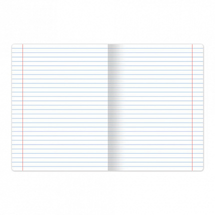 Тетрадь 12 л. ЮНЛАНДИЯ КЛАССИЧЕСКАЯ, линия, обложка картон, ЗЕЛЕНАЯ, 105644