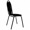 Стул для посетителей РС02М, черный каркас, ткань черная