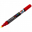 Маркер меловой "POP-ART" КРАСНЫЙ, 3,5 мм, стираемый, для гладких поверхностей, BRAUBERG, 151521