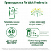 Сменный баллон 250 мл, AIRWICK "Анти-табак. Апельсин/бергамот", для автоматических освежителей, универсальный, 224392