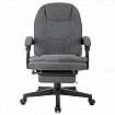 Кресло офисное CH-868MSG-BF, синхромеханизм, вибромодуль, подставка для ног, ткань, серое, 1998751
