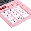 Калькулятор настольный BRAUBERG ULTRA PASTEL-12-PK (192x143 мм), 12 разрядов, двойное питание, РОЗОВЫЙ, 250503