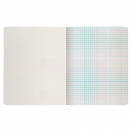 Тетрадь А5 96 л. АЛЬТ скоба, клетка, гибридный лак, "Coffe time" (5 видов), 7-96-1160