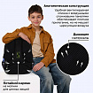 Ранец BRAUBERG FIT, 2 отделения, "Неоновый геймпад", объемный дизайн, 38х27х14 см, 274385