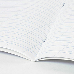 Тетрадь пластиковая обложка (прозрачная) 12 листов, косая линия, BRAUBERG "Smart Cover", ЗЕЛЕНАЯ, 405021