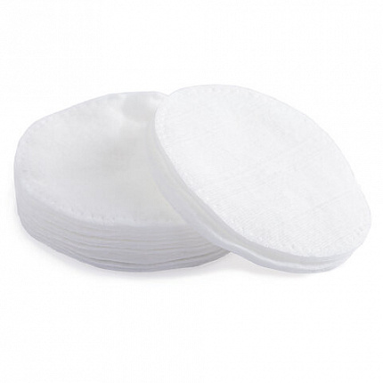 Ватные диски двусторонние 180 шт., с эффектом прошитого края, ЗОЛОТОЙ ИДЕАЛ, 100% хлопок, 116531