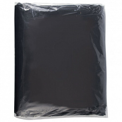 Мешки для мусора 120 л, черные в пласте 50 штук особо прочные, ПВД 40 мкм, 70x110 см, LAIMA, 702671