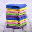Салфетки из МИКРОФИБРЫ 30х30 см MULTI COLOUR, big pack, КОМПЛЕКТ 10 шт., 180 г/м2, LAIMA HOME, 607794