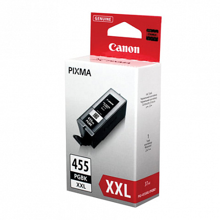 Картридж струйный CANON (PGI-455PGBK XXL)PIXMA MX724/924/iX6840, черный пигментный, оригинальный, ресурс 1000 стр., 8052B001
