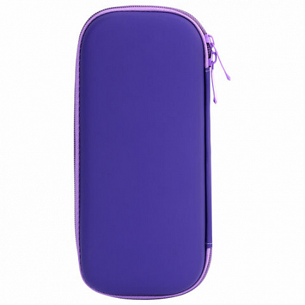 Пенал ЮНЛАНДИЯ, 1 отделение, 1 откидная планка, карман, EVA покрытие soft-touch, 22х10х5 см, "Sky Girl", 273183