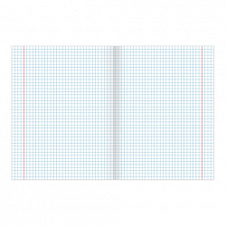 Тетрадь 18 л. BRAUBERG ЭКО "5-КА", клетка, обложка картон 170 г/м2, СИНЯЯ, 402988