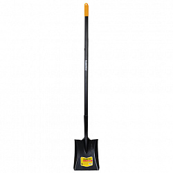 Лопата совковая цельнометаллическая 23х28 см, ОБЩАЯ ДЛИНА 150 см, черенок сталь, RABBITEX (РАББИТЕКС) "LONG HANDLE", 700481