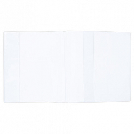 Обложки ПВХ для рабочих тетрадей и учебников, КОМПЛЕКТ 15 шт. + 1 в подарок, ПЛОТНЫЕ, 110 мкм, 267х510 мм, BRAUBERG, 274111